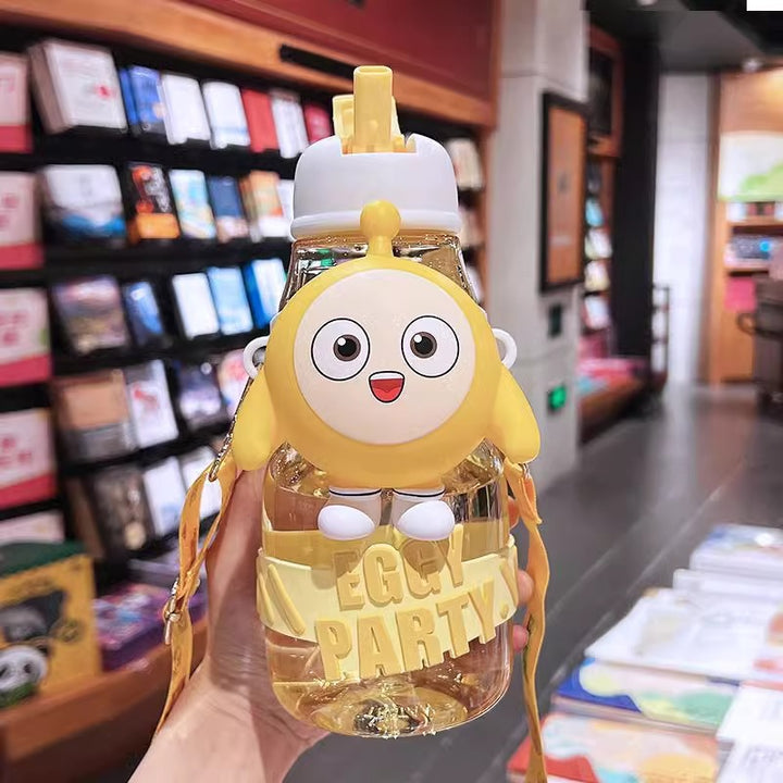 Women’s water bottle with interactive design and stylish character element Stornfield