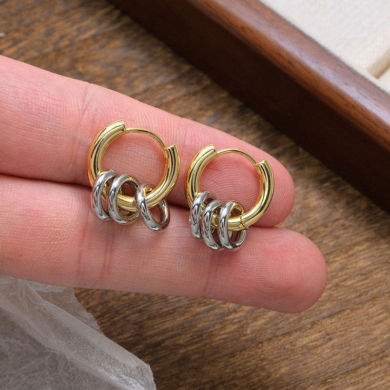 Modern Geometric Hoop Earrings Stornfield