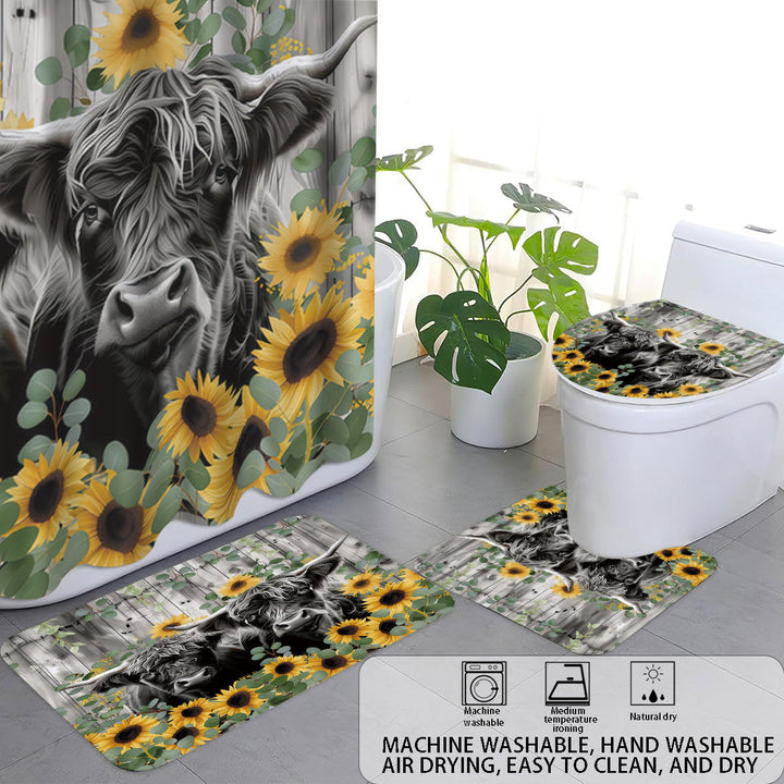 Digital Floral Print Bathroom Set Stornfield