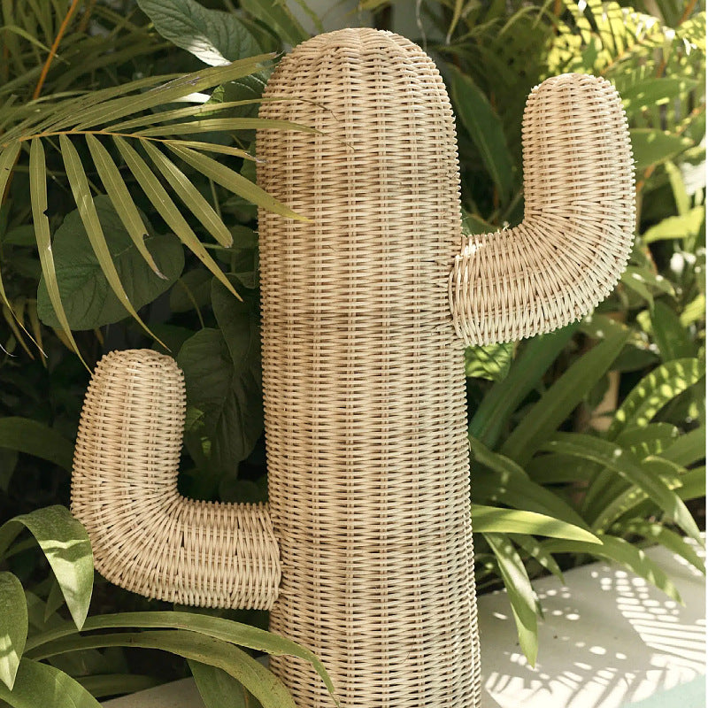 Decorative basket in the shape of a cactus Stornfield