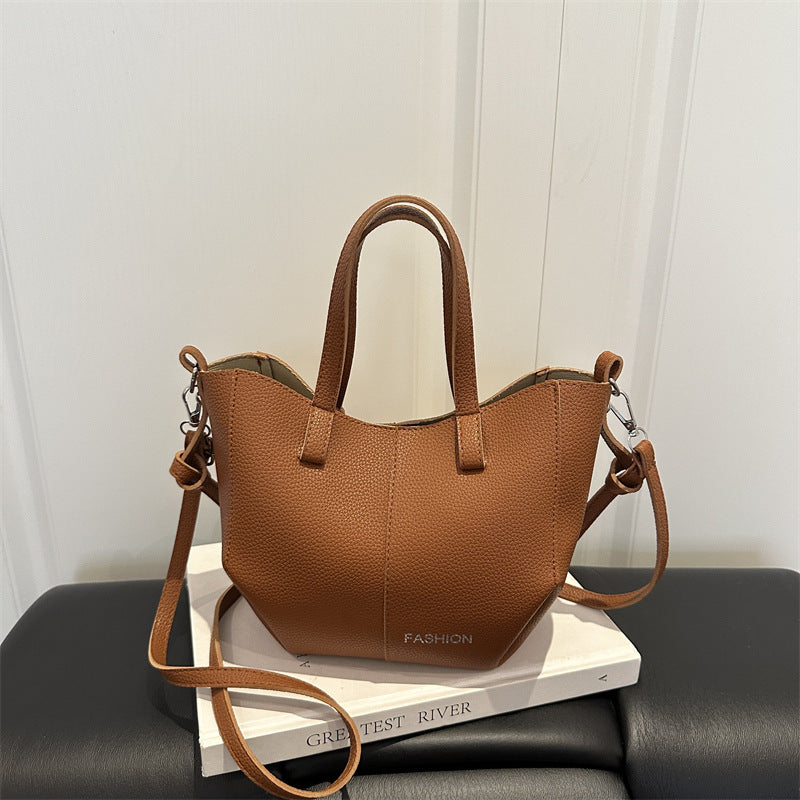 Stylish Faux Leather Handbag