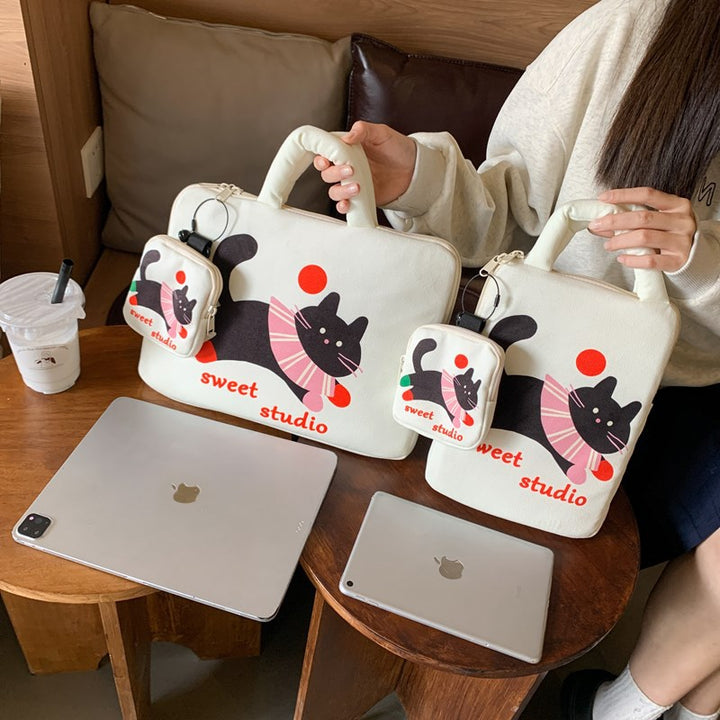 Laptop bag with creative cat pattern Stornfield
