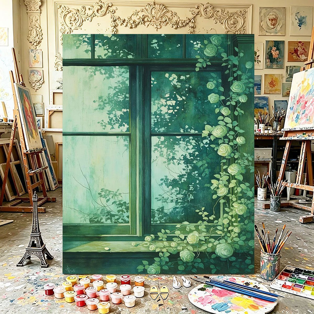 Botanical Window Canvas Art Stornfield