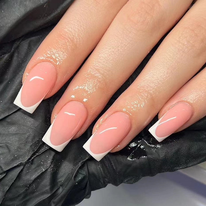 Acrylic nails with elegant French tip Stornfield