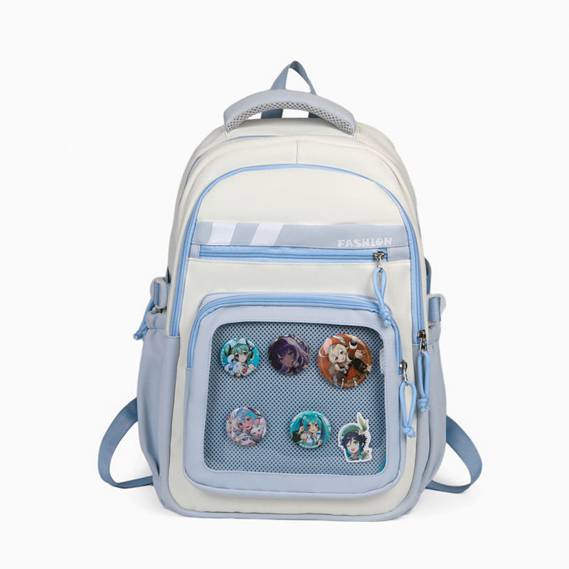 Stylish Graphic Patch Backpack Stornfield