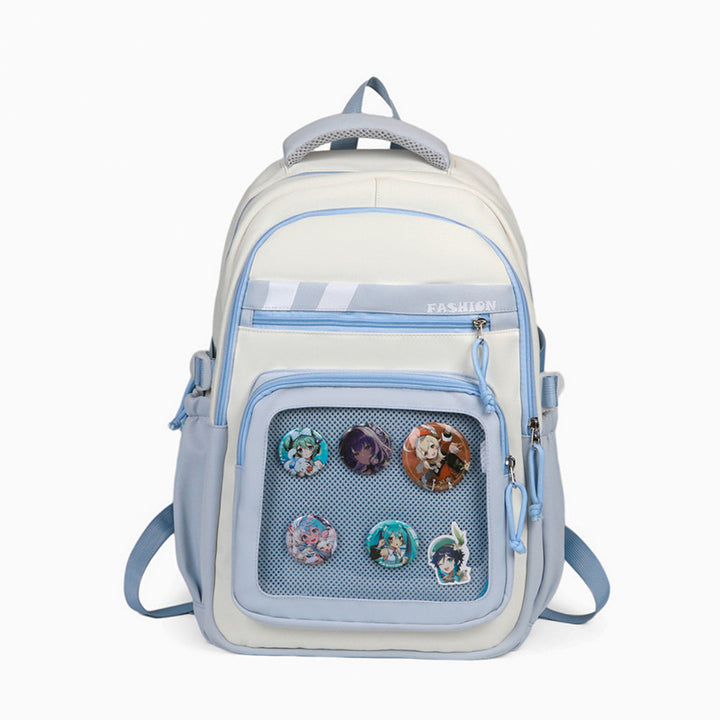 Stylish Graphic Patch Backpack Stornfield