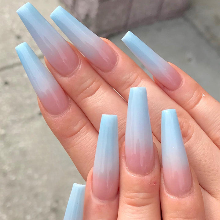 Artificial nails in modern ombre design Stornfield