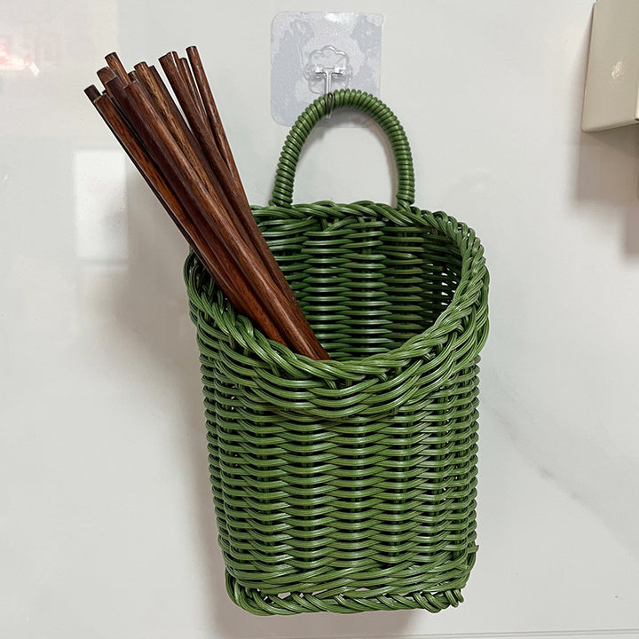 Unisex wall basket with practical hook Stornfield