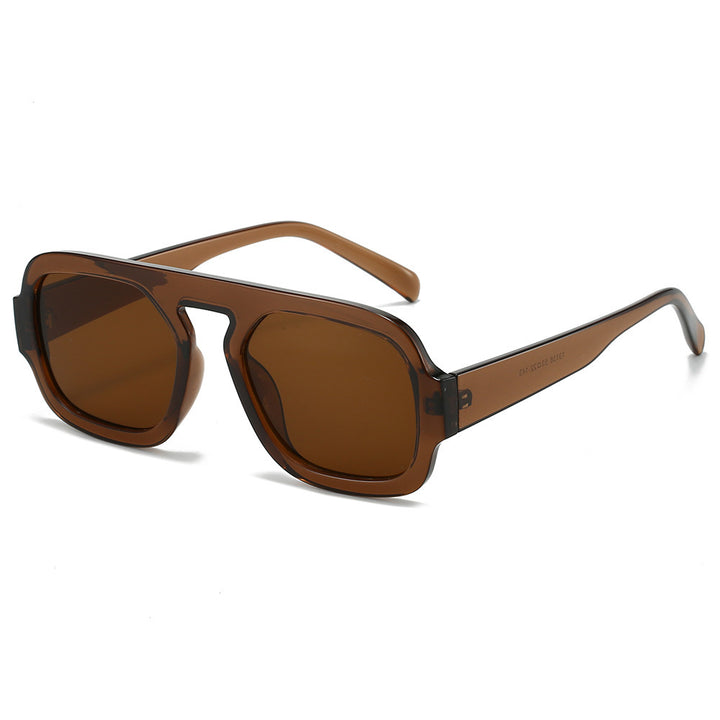 Oversized Geometric Lens Sunglasses Stornfield