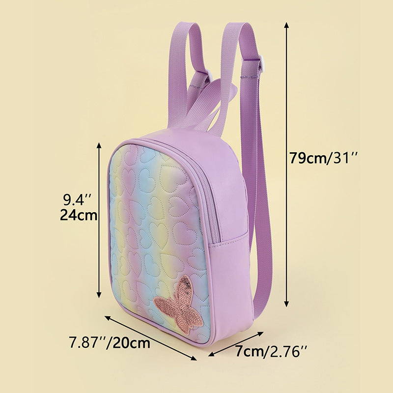 Mini backpack with heart pattern Stornfield
