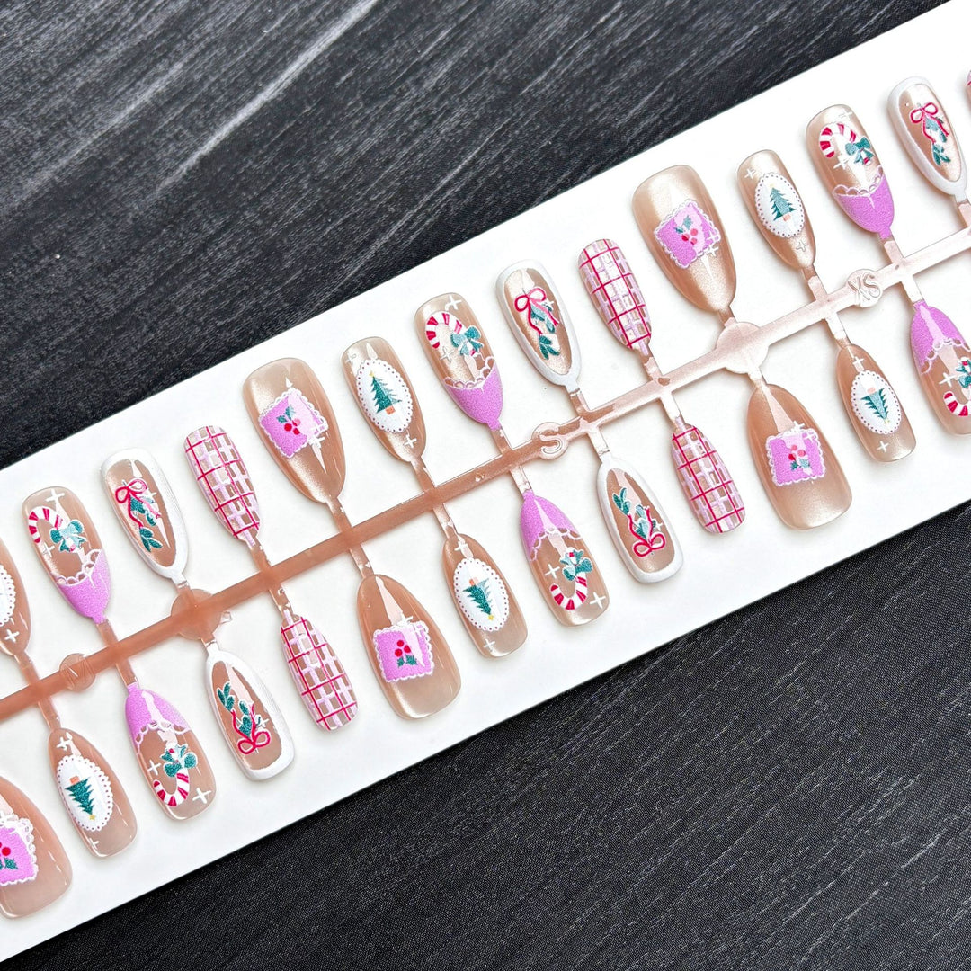 Themed Decorative Press-On Nail Collection