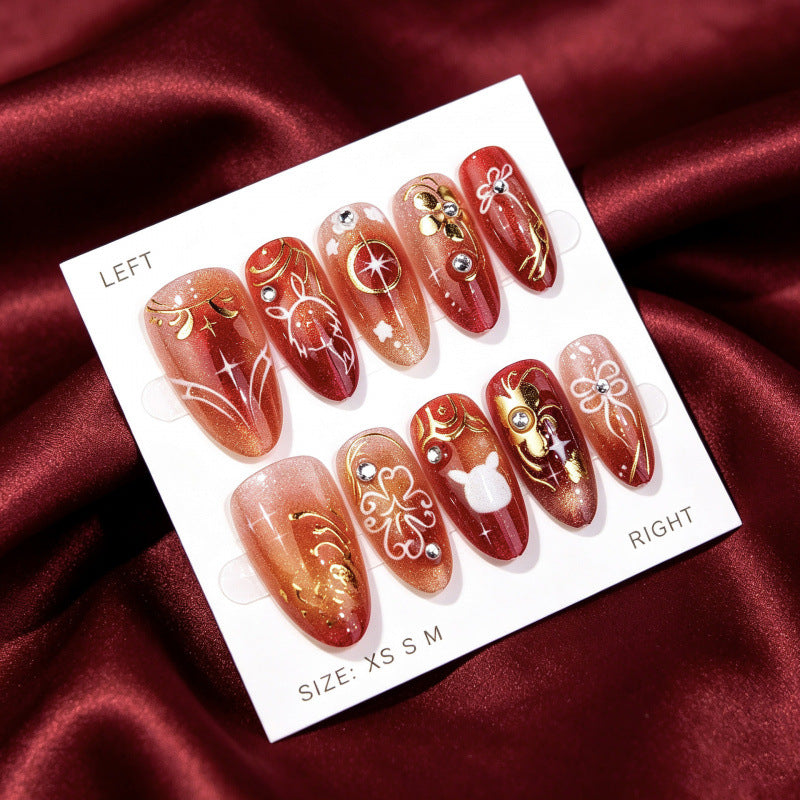 Elegant Artistic Press-On Nail Collection