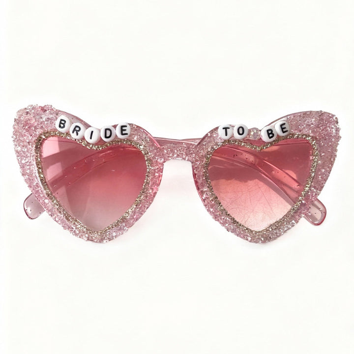 Rhinestone-Embellished Heart Sunglasses Stornfield