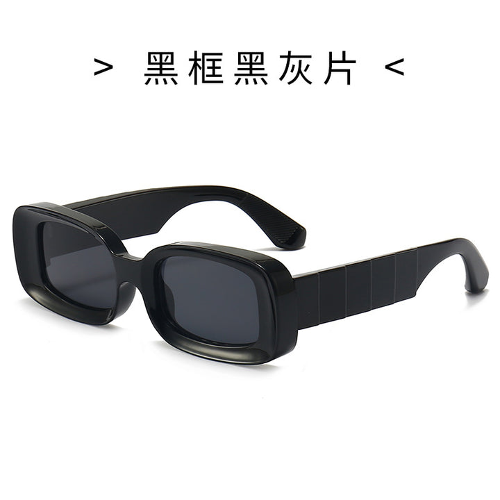 Women's Square Sunglasses with Transparent Frame Stornfield
