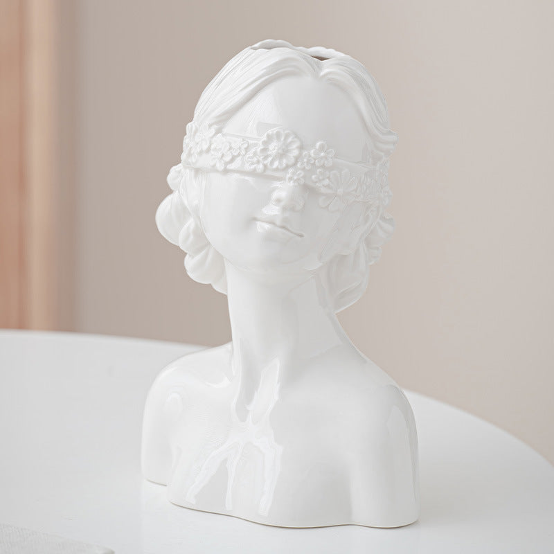 Decorative Faces Planter