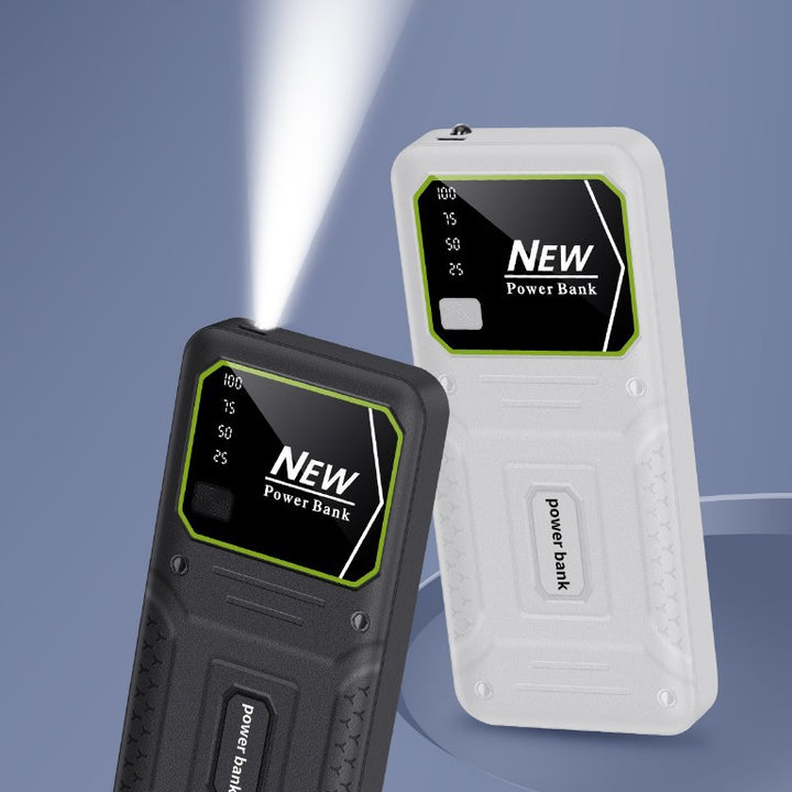 Robust power bank with precise digital charge level indicator Stornfield