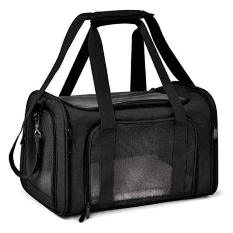Pet Carrier with Breathable Mesh and Secure Ventilation System Stornfield