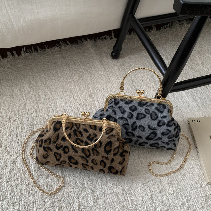 WoElegant Leopard Print Evening Handbag Stornfield