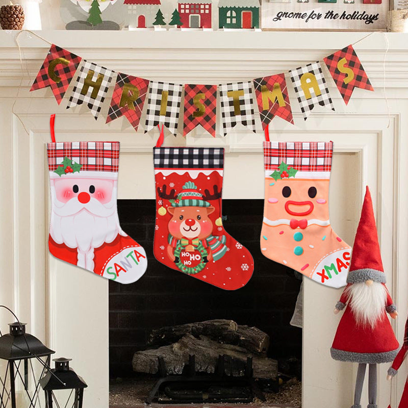 Christmas Themed Decorative Stocking