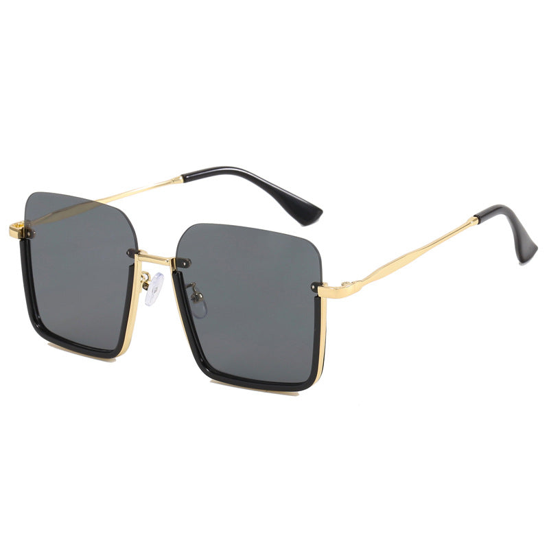 Women oversized sunglasses with elegant geometric frame Stornfield