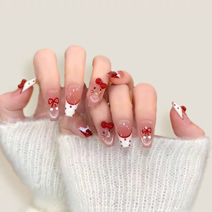 Artificial nails with cute 3D designs Stornfield