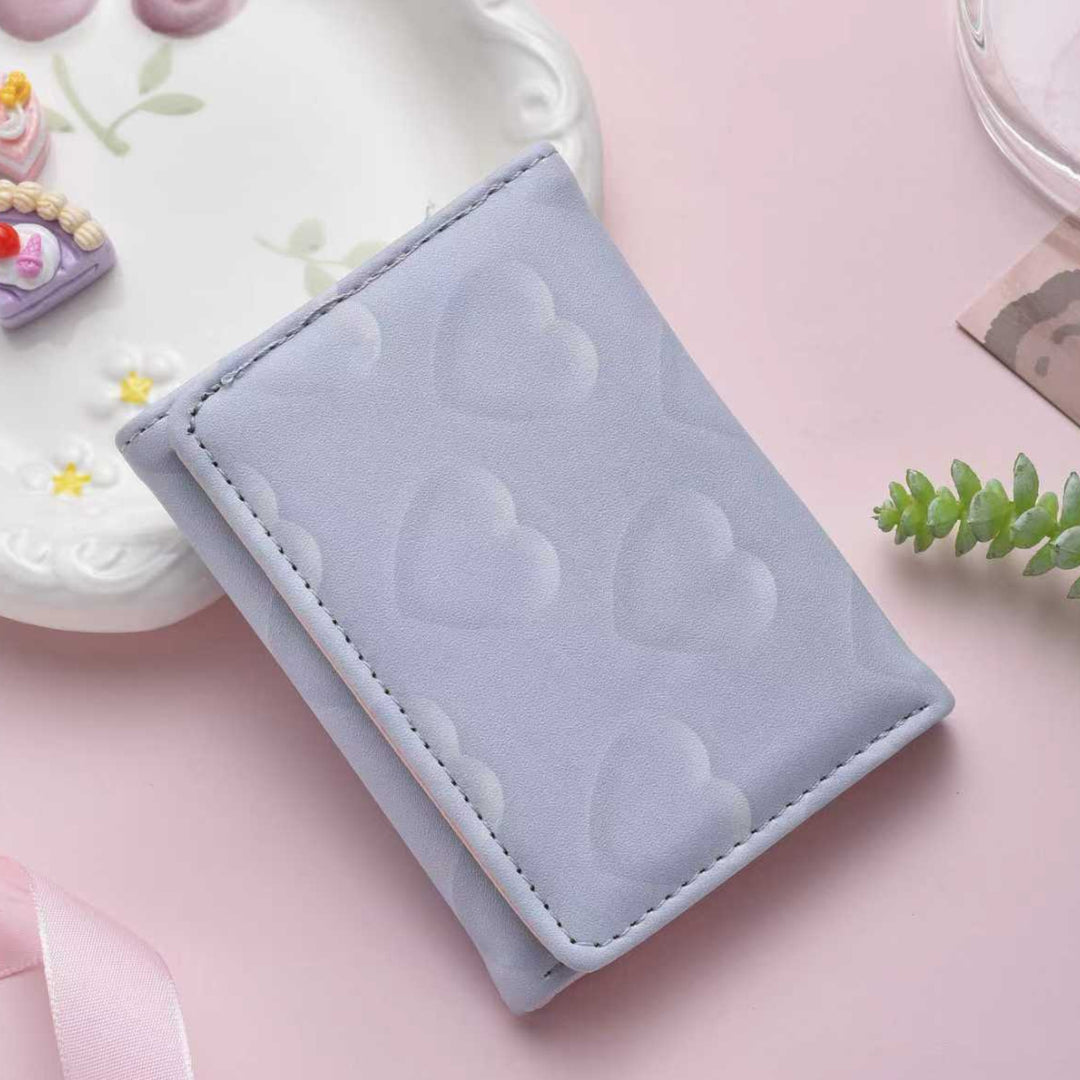 Cute Heart-Pattern Cardholder
