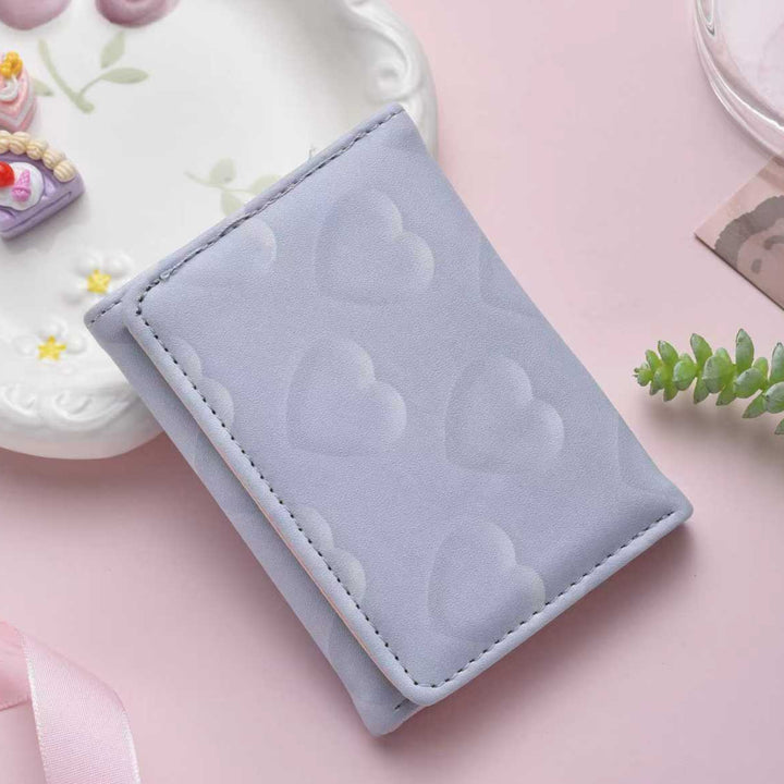 Cute Heart-Pattern Cardholder