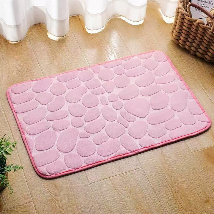 Textured Pebble Bath Mat