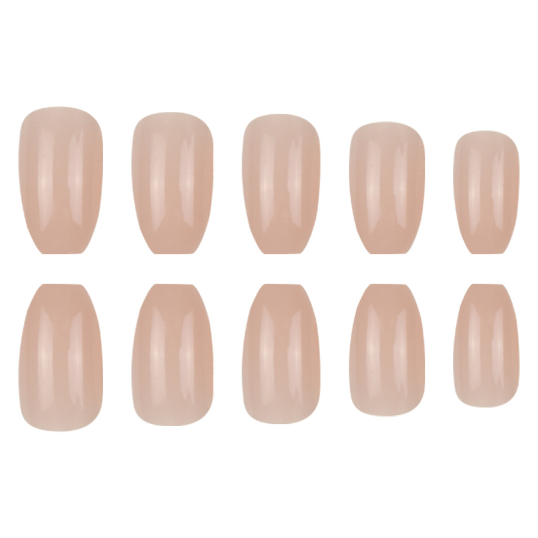 Glossy Almond-Shape Press-On Nails Stornfield