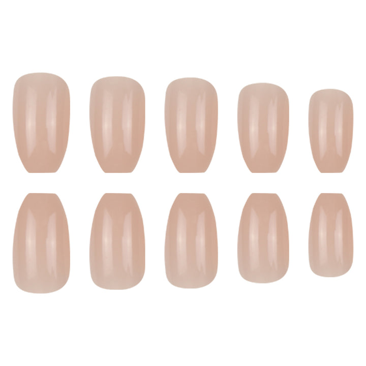 Glossy Almond-Shape Press-On Nails Stornfield