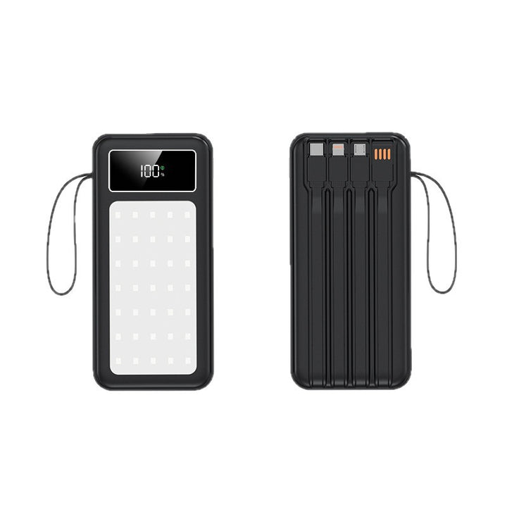 Portable power bank with integrated charging station and innovative LCD display Stornfield