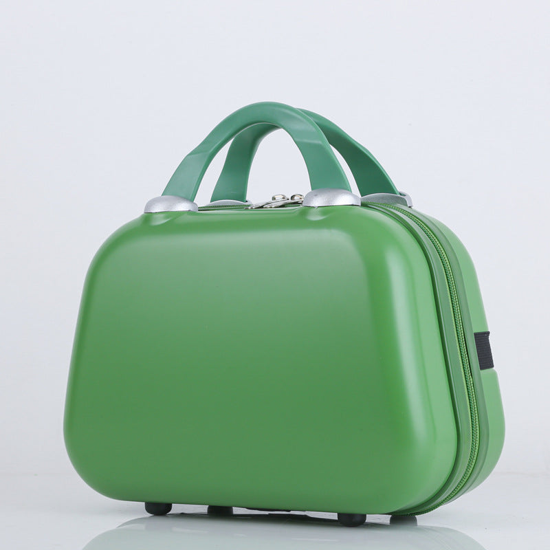 compact hard-shell travel cosmetic vanity case with dual top handles and secure zipper closure Stornfield
