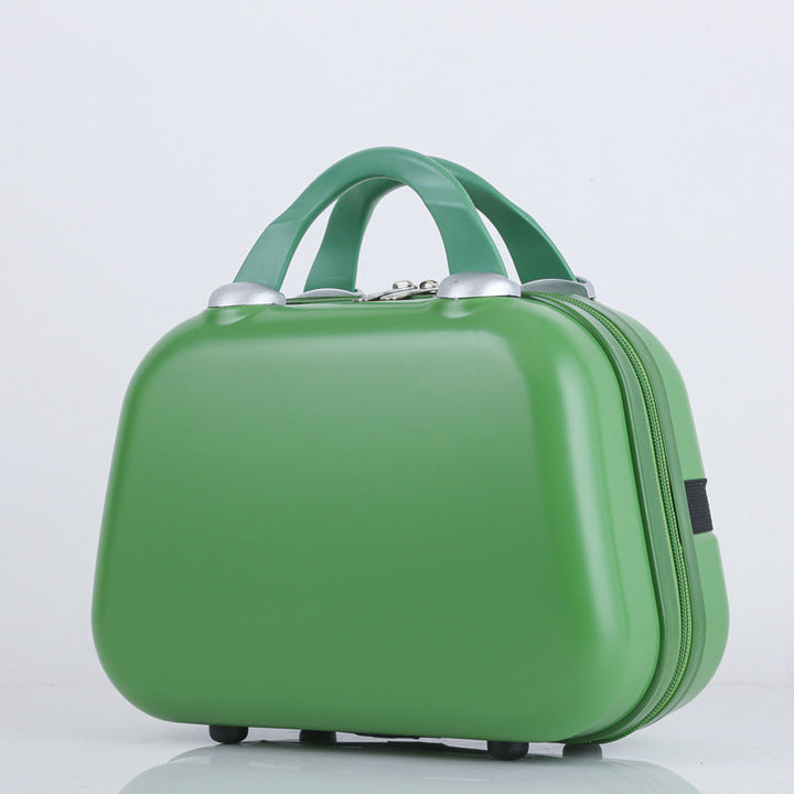 compact hard-shell travel cosmetic vanity case with dual top handles and secure zipper closure Stornfield