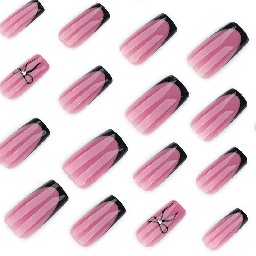 Elegant Nail Extensions with Unique Flower Design Stornfield
