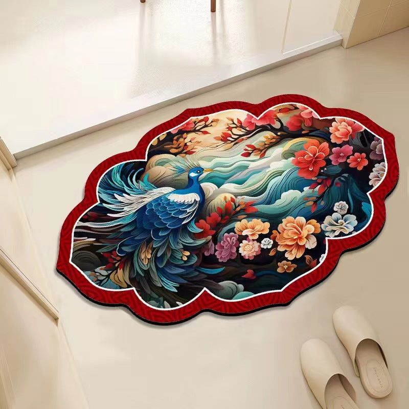 Floral Decorative Area Mat Stornfield