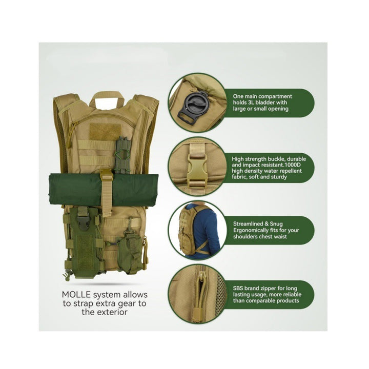 Tactical Rucksack with Hydration System Stornfield