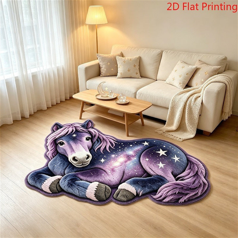 Decorative Dog Print Bath Mat