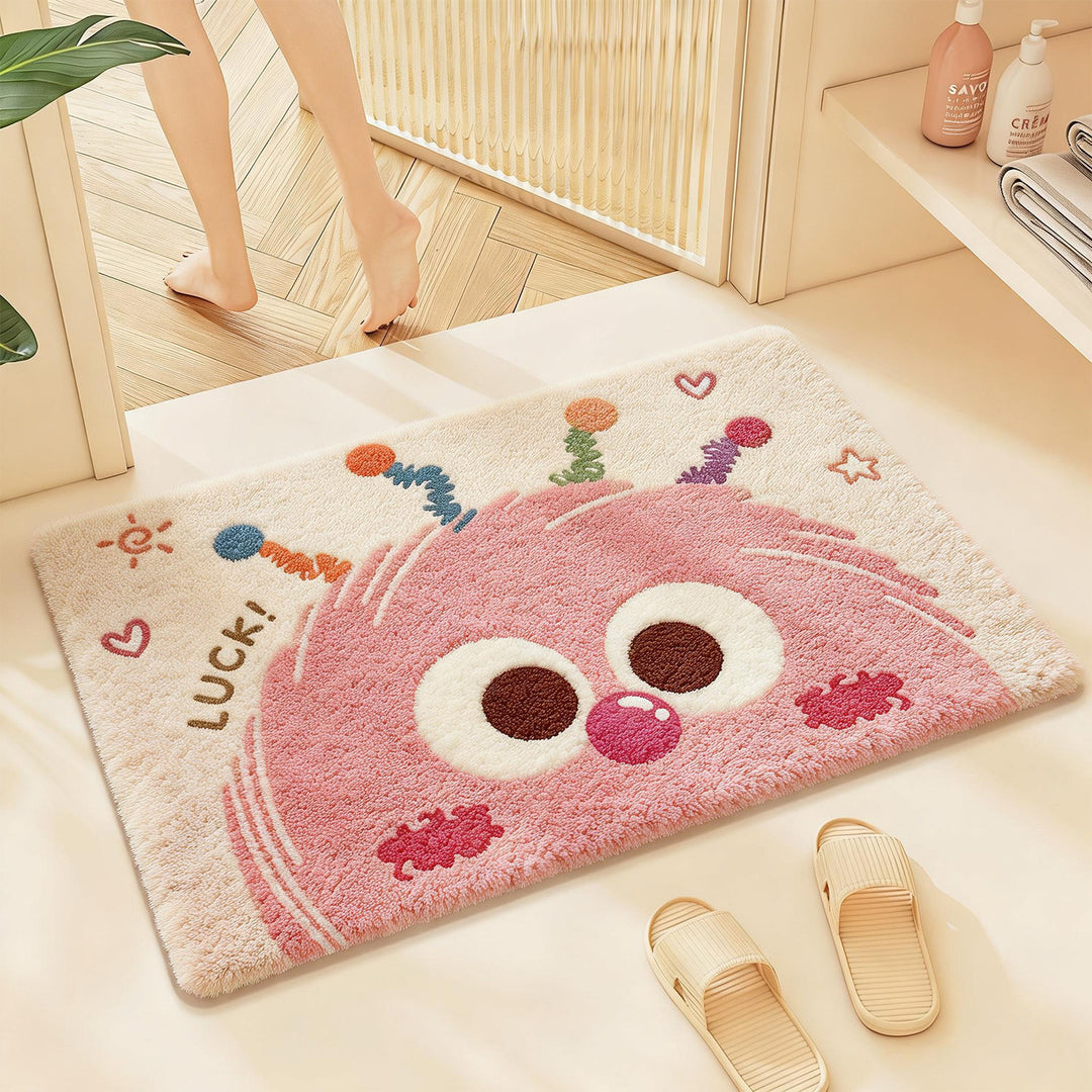Animal-Themed Plush Bath Mat