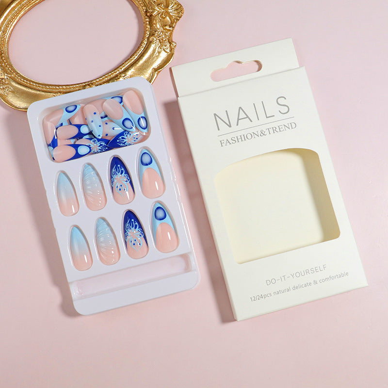 DIY Artistic Press-On Nail Set Stornfield