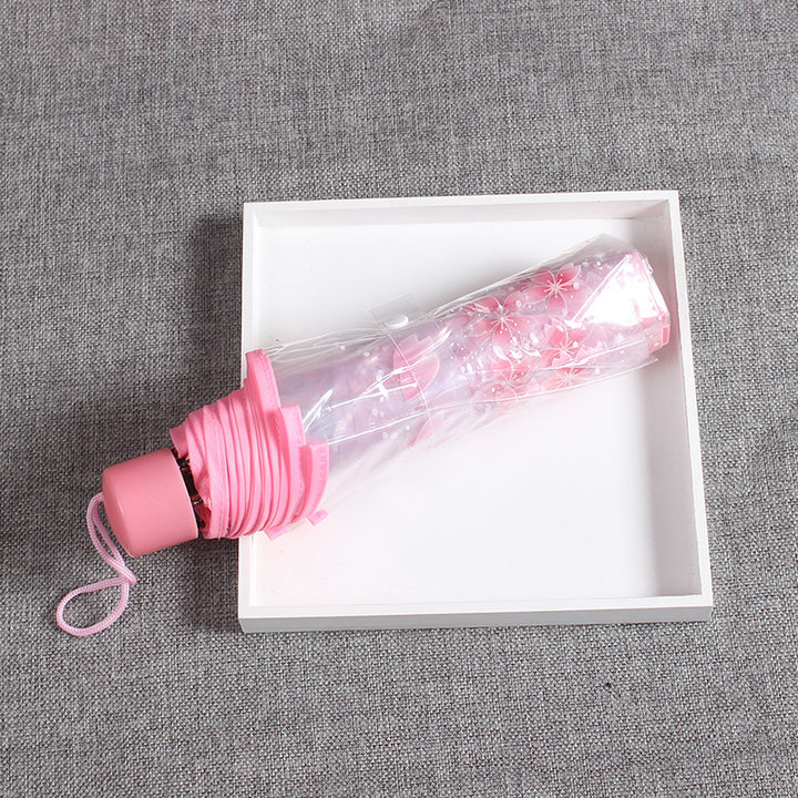 Women's elegant and portable umbrella with floral design Stornfield