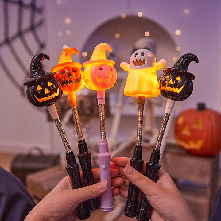 Creative Halloween Deco Candle with Pumpkin Motif Stornfield