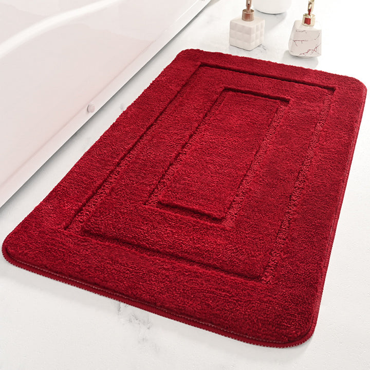 Plush Pile Bathroom Mat