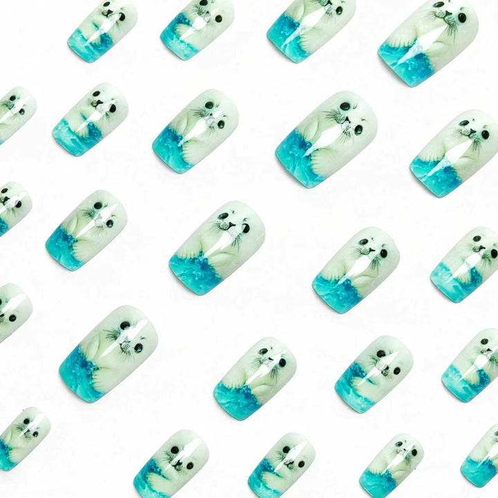 3D Seal-Themed Nail Art Stornfield