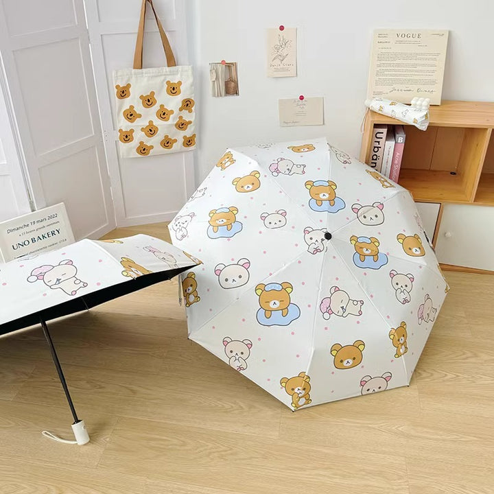 Women's Foldable Umbrella with Cute Animal Design Stornfield