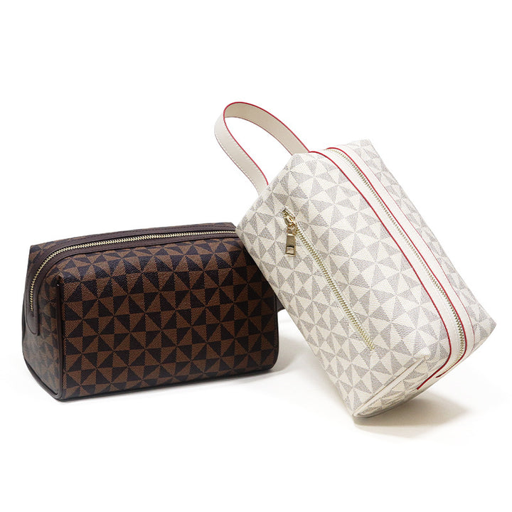 Stylish Geometric Pattern Cosmetic Bag