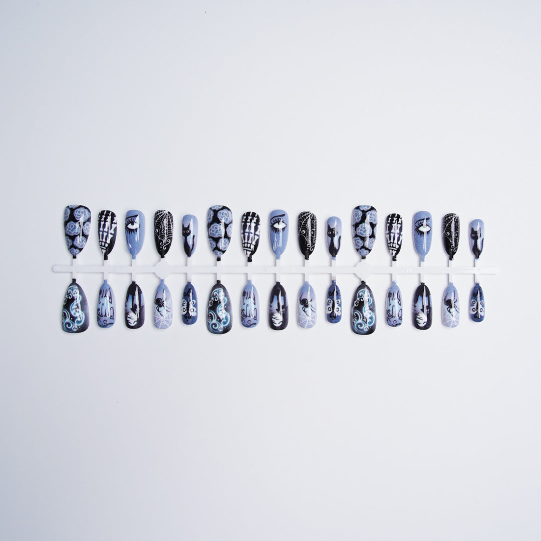 Artificial nail set with creative designs Stornfield