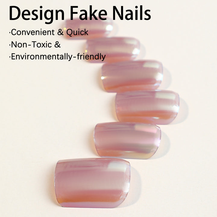 Artificial Nail Set with Holographic Effect Stornfield