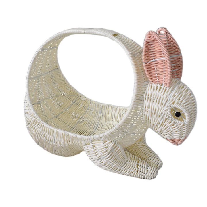 Artistic Rabbit-Shaped Woven Storage Basket Stornfield