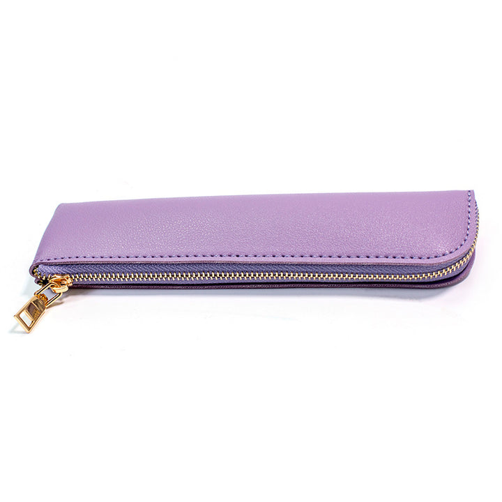 Premium Leather Zippered Pencil Case Stornfield