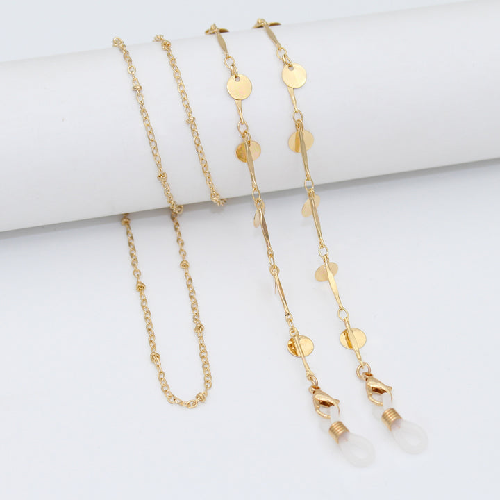 Luxe Crystal-Embellished Eyewear Chain Stornfield